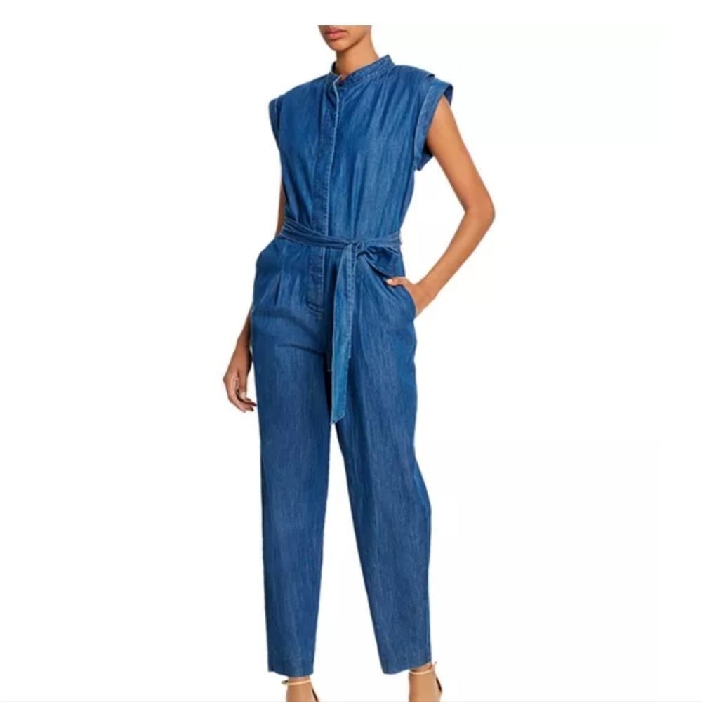 7 for All Mankind blue denim jumpsuit - NWT Size M